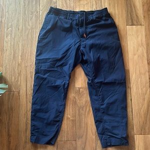 Men’s Navy Nike dri-fit warm up pants. Size XL